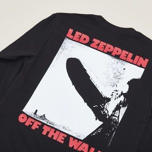 led zeppelin vans t shirt